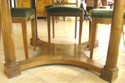 Stół plus 4 krzesła w stylu biedermeier 