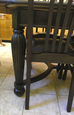 Stół rozkładany plus 6 krzeseł - dąb 