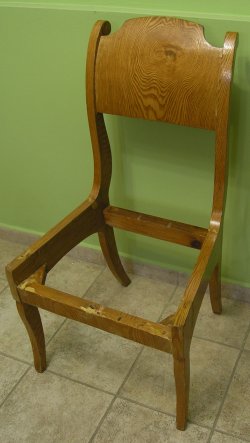 6 krzeseł Biedermeier - jesion 