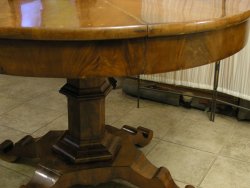 Stół rozkładany Biedermeier - do konserwacji 