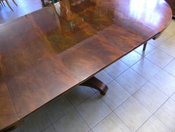 Stół rozkładany Biedermeier do konserwacji 
